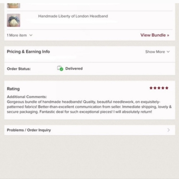 Liberty of London Art Fabric Headband Betsy Meadow Pink Green Colorful Pastel - Picture 10 of 14